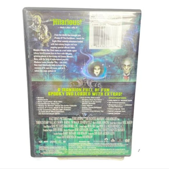 Disney The Haunted Mansion (DVD, 2004, Widescreen Edition) Eddie Murphy - Picture 2 of 5